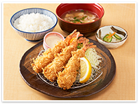 海老フライ定食